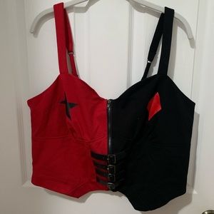 NWT suicide squad Harley Quinn cosplay tank top